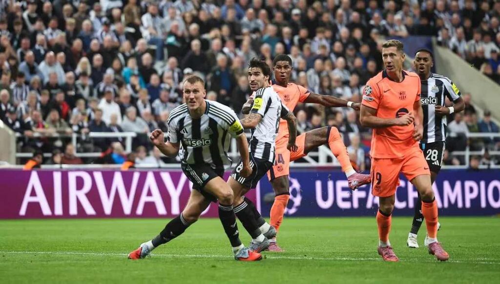 Barcelona’s 2-1 Win Over Newcastle in Champions League