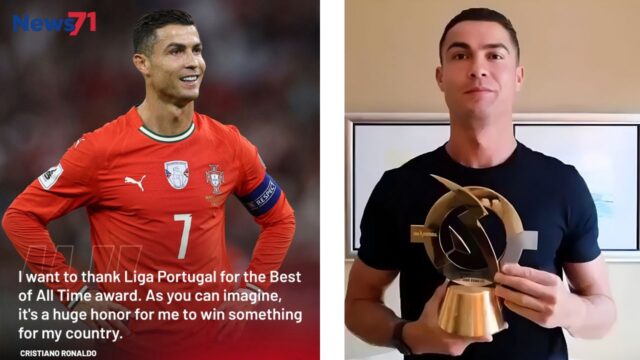 Cristiano Ronaldo Crowned ‘Best of All Time’ by Liga Portugal
