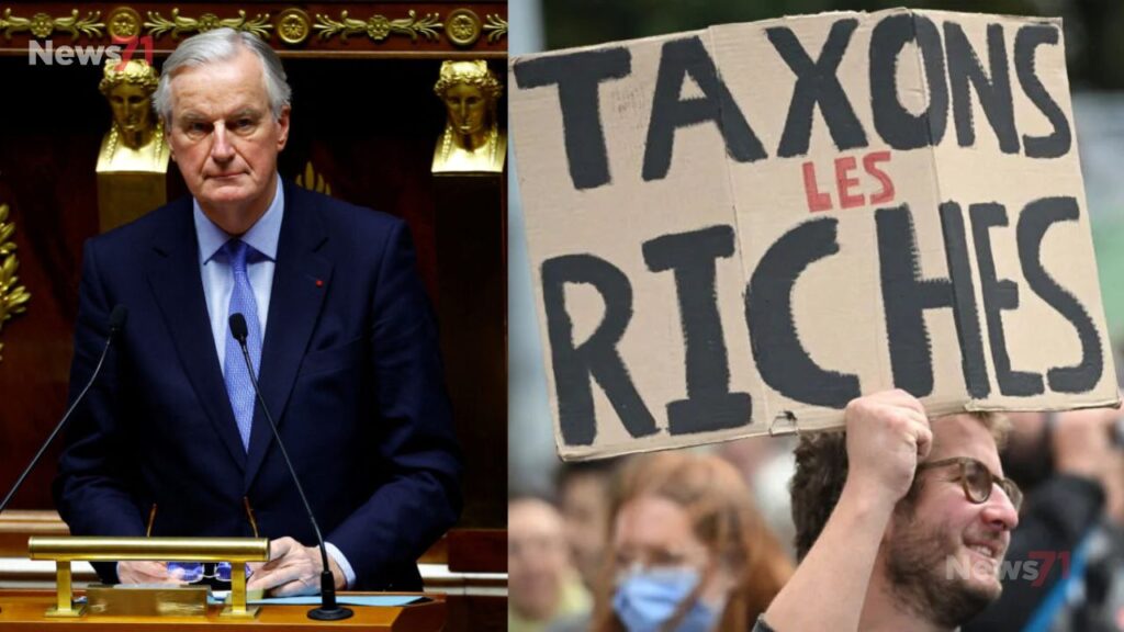 French unions call mass strikes as political crisis threatens government stability