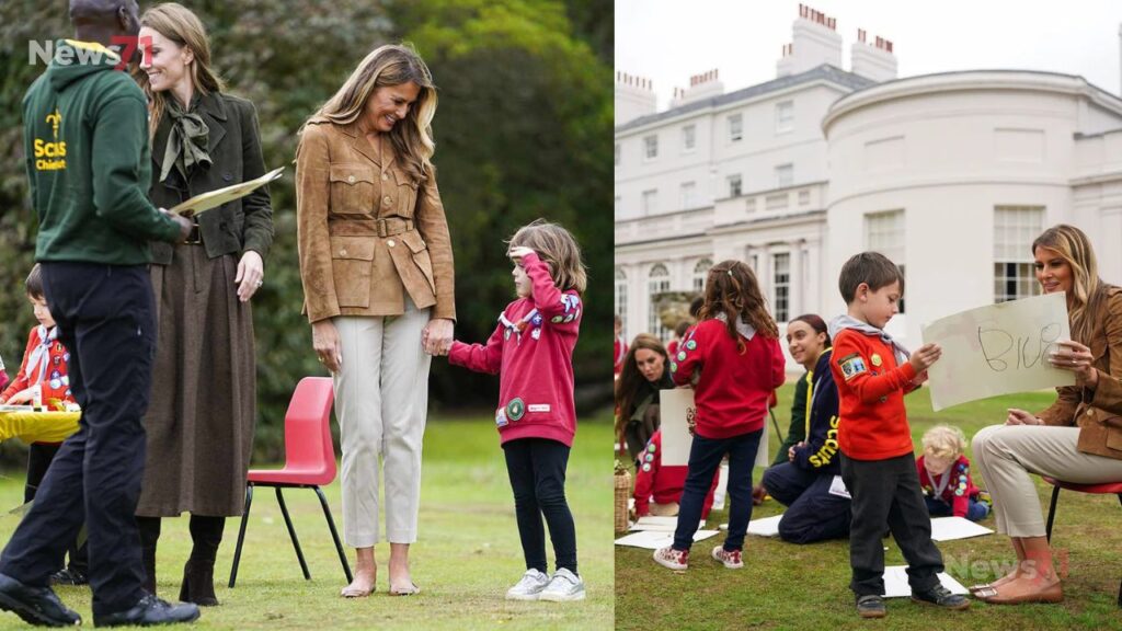 Melania Trump and Princess Kate team up for bug hotel diplomacy