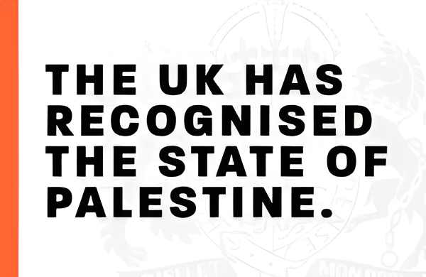 UK Formally Recognizes Palestine State, Aiming to Revive Two-State Peace Solution