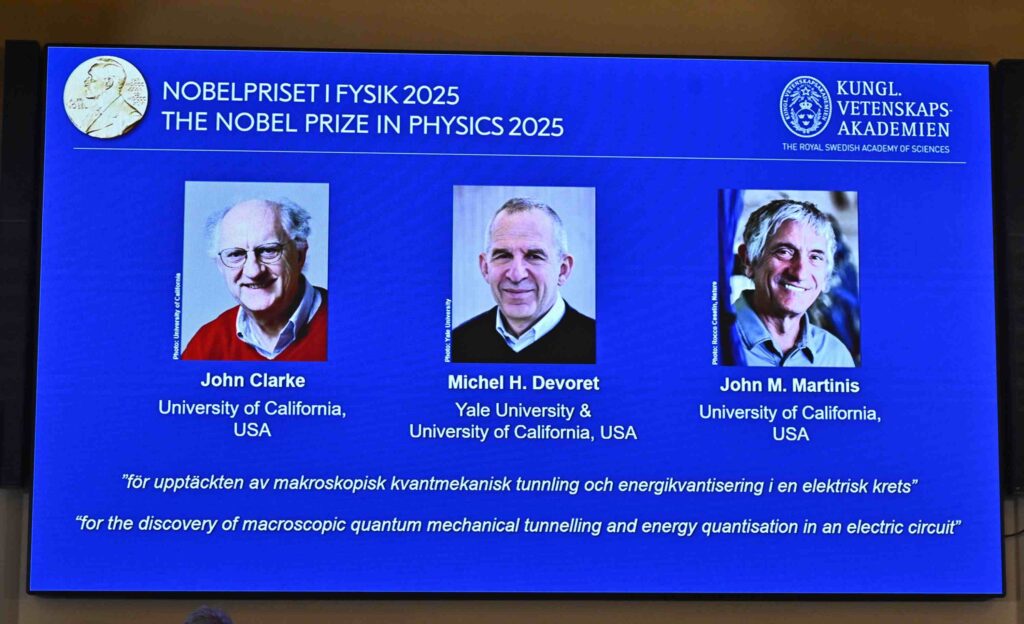 2025 Nobel Prize in Physics for Quantum Tunneling Breakthroughs