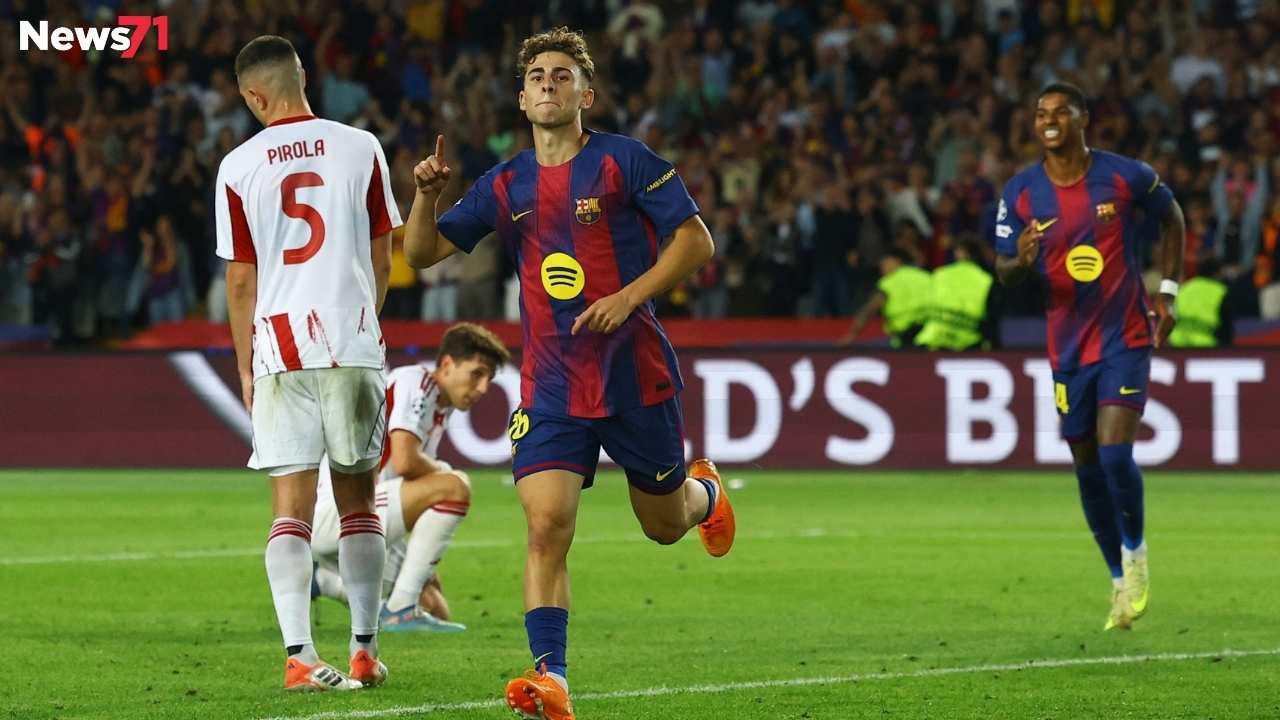 Barcelona vs Olympiacos 6–1 as Firmin López Makes History with Hat-Trick