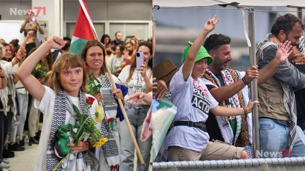 Greta Thunberg Greeted in Athens Amid Fallout From Israel’s Flotilla Expulsions