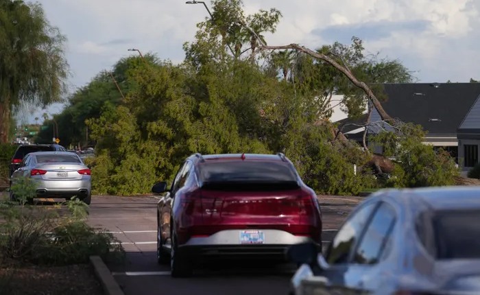 Tempe Microburst Storm Leaves 130 Displaced and Damages Homes