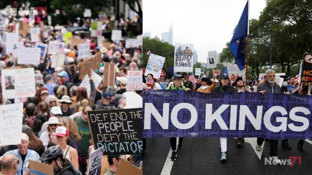 Thousands Join ‘No Kings’ Marches Across US Amid Anti-Trump Uprising