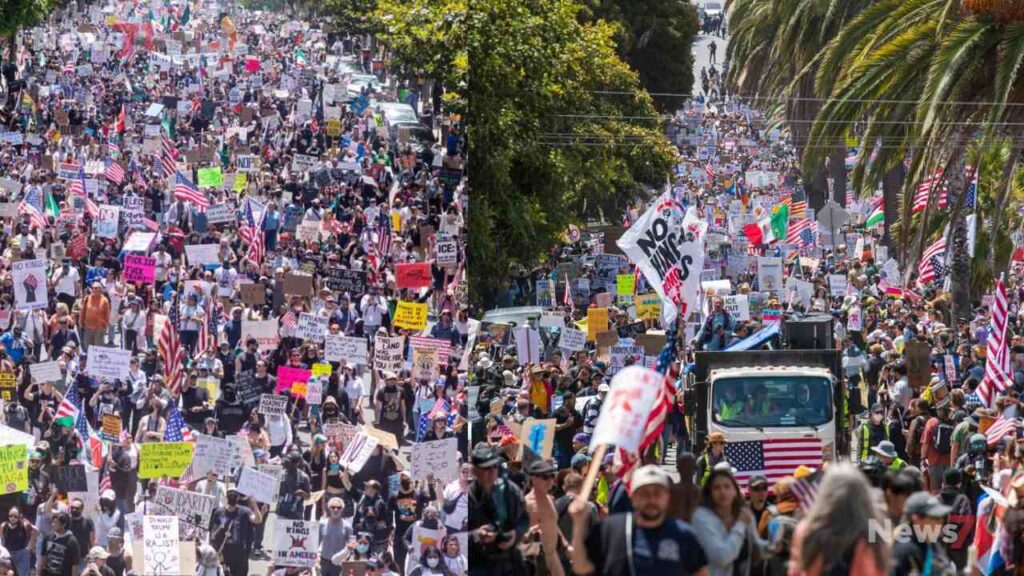 Thousands Join ‘No Kings’ Marches Across US Amid Anti-Trump Uprising