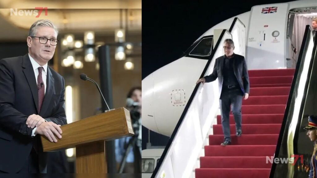 UK PM Keir Starmer Arrives in Egypt for Key Gaza Peace Summit