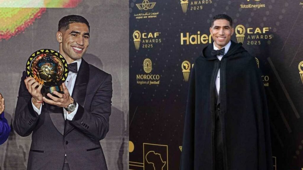 Achraf Hakimi Historic Triumph as 2025 African Footballer of the Year