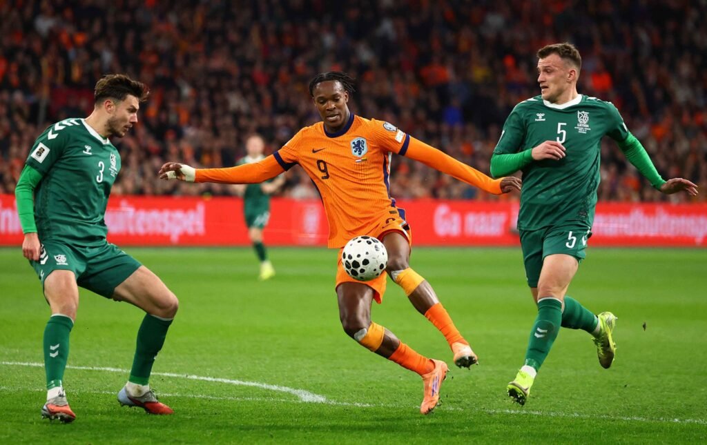 Netherlands 4-0 victory over Lithuania
