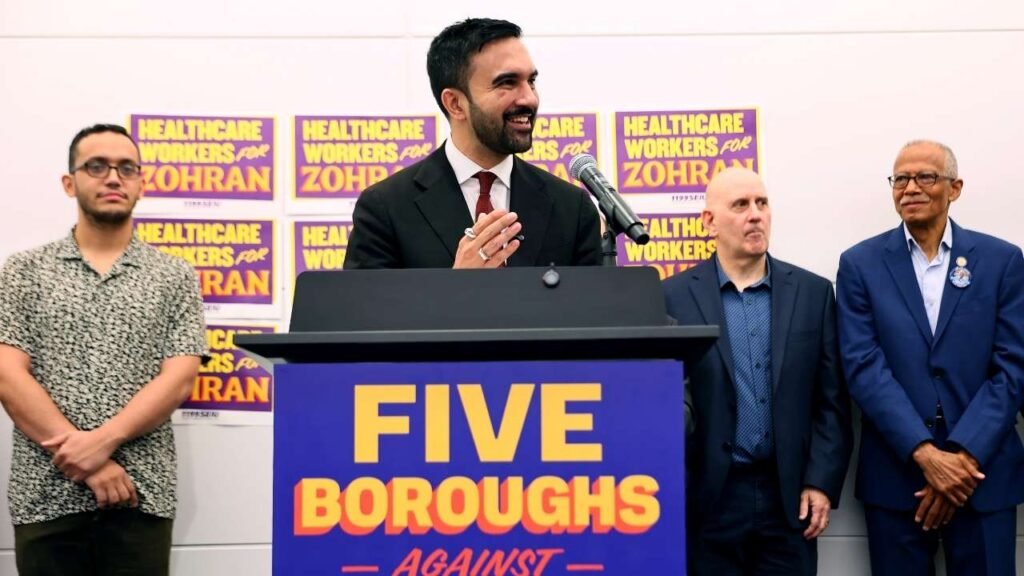 Zohran Mamdani vows to defend workers, addresses Trump in victory speech